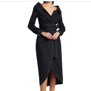 NWT Staud Jacklyn Wrap Dress